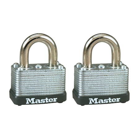 Master Lock Master Lock 15 in. H X 13 in. W X 1-1/2 in. L Steel Warded Locking Warded Padlock, PK2 22T
